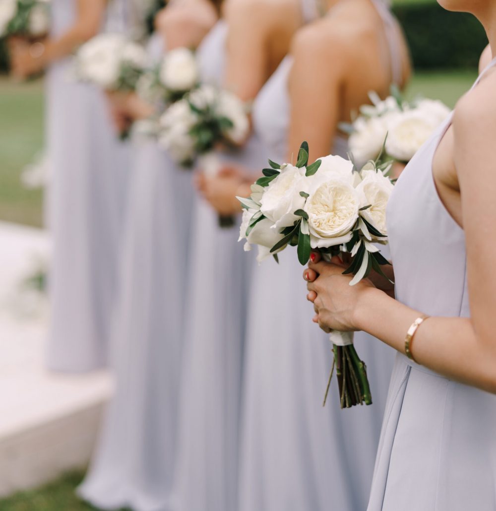 Bridesmaids wedding with alexa